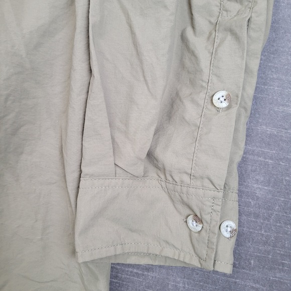 Columbia PFG Long Sleeve Fishing Shirt Khaki Omni Shade XXL 2XT - Picture 8 of 9